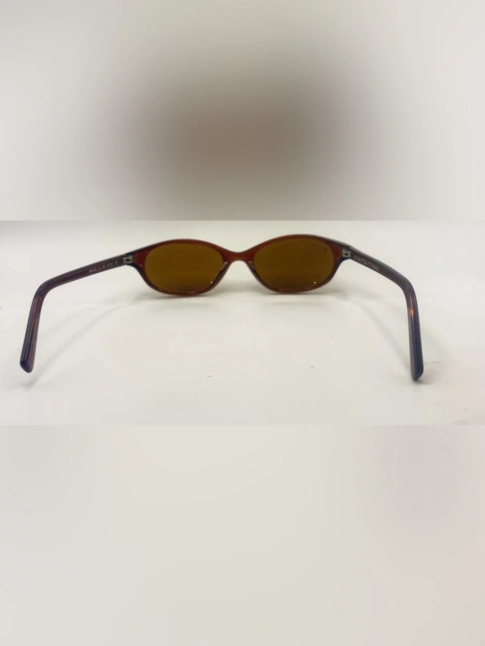 Nautica N6512S Brown Oval Sunglasses Frames Only